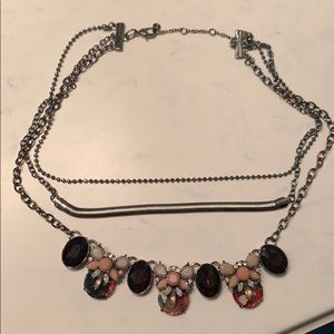 CLEARANCE 3 in 1 Gunmetal Gray Necklace